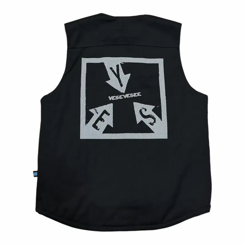 [BUNJANG] YESSE.IC Best Vest Black Camo L / 예스아이씨 베스트 조끼 블랙 카모 L