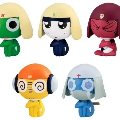 [BUNJANG] Bandai Keroro "When Will They Come?" Gacha 5-Piece Bundle Set (Sealed) / 케로로 마치보케 가챠 5종 일괄 (미개봉)