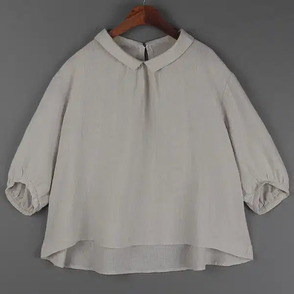 [BUNJANG] Yumiko Sekine FOG Linen Blouse / 포그 리넨 블라우스