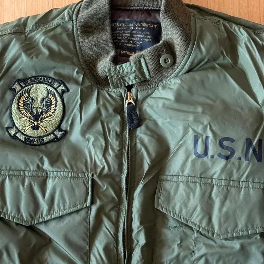 [BUNJANG] U.S. Navy G-8 Web Jacket / 미해군 G-8 웹자켓 USN 항공점퍼 판매해요