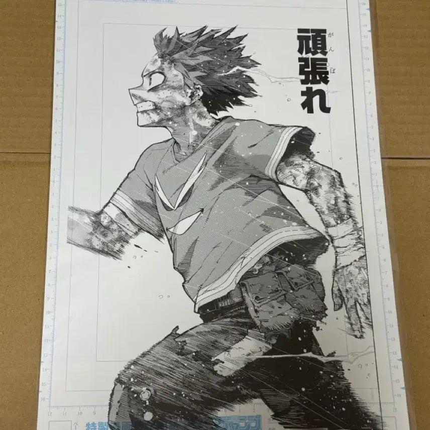 [BUNJANG] My Hero Academia (Hiroaka) Original Art Exhibition Digital Manuscript Poster - Deku / 나히아/히로아카) 원화전 디지털 원고 포스터 미도리야 간바레 데쿠