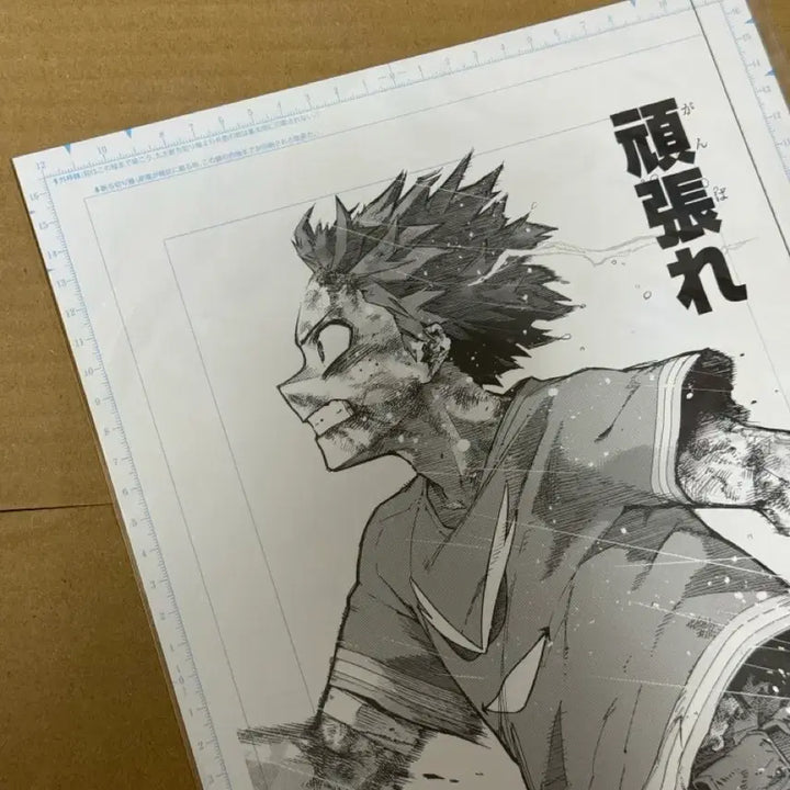 [BUNJANG] My Hero Academia (Hiroaka) Original Art Exhibition Digital Manuscript Poster - Deku / 나히아/히로아카) 원화전 디지털 원고 포스터 미도리야 간바레 데쿠