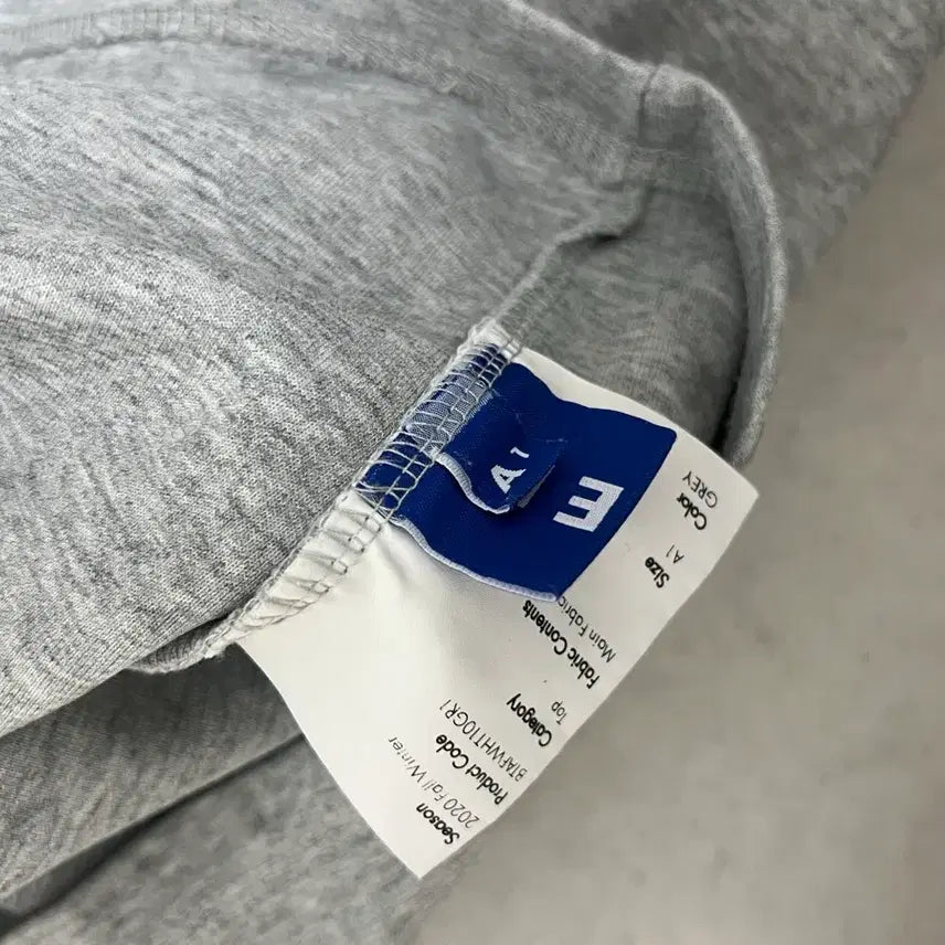[BUNJANG] Ader Error Grey Star Logo Short Sleeve T-Shirt A1 / 아더에러 그레이 스타 로고 반팔 티셔츠 A1