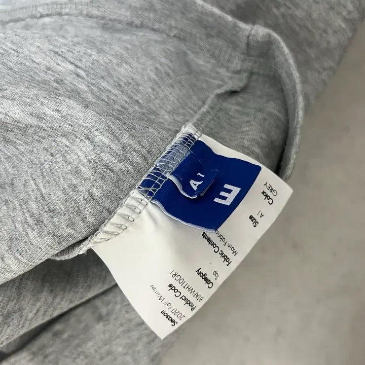 [BUNJANG] Ader Error Grey Star Logo Short Sleeve T-Shirt A1 / 아더에러 그레이 스타 로고 반팔 티셔츠 A1