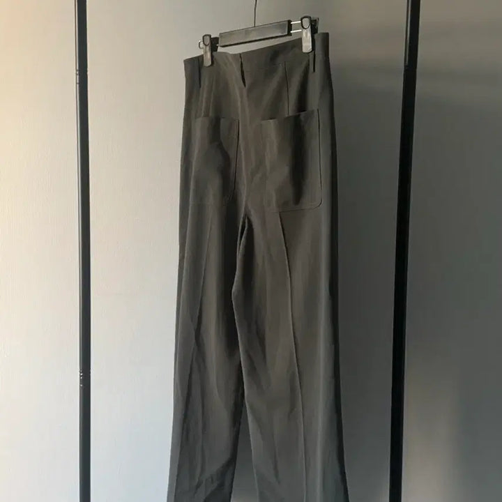 [BUNJANG] Nonniere Wide Slacks (M, Grey) / 노니에르 nonniere 와이드 슬랙스 M 그레이