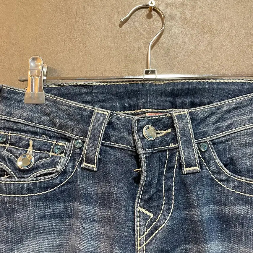 [BUNJANG] True Religion Straight Leg Jeans - Size 25 / (새상품) 트루릴리젼 청바지 스트레이트 25