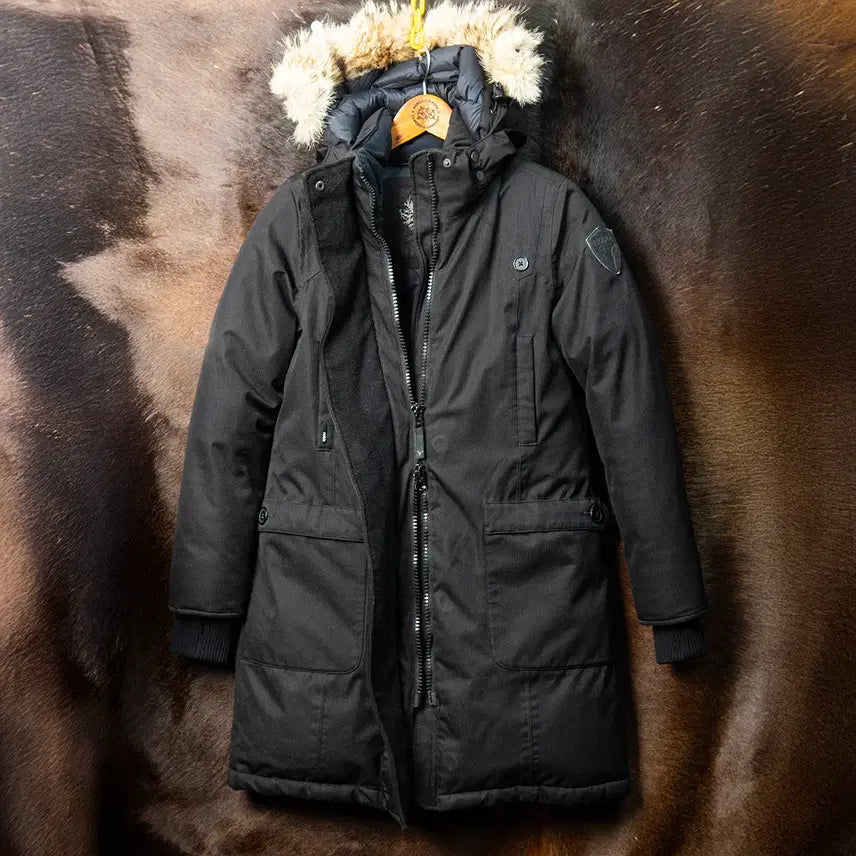 [BUNJANG] Nobis Meredith Down Parka Long Padding Black Women&