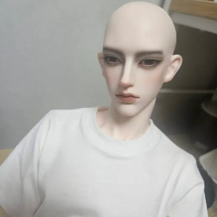 [BUNJANG] Handmade Ball-Jointed Doll 68cm - White T-Shirt &amp; Shorts Included / 구체관절 인형