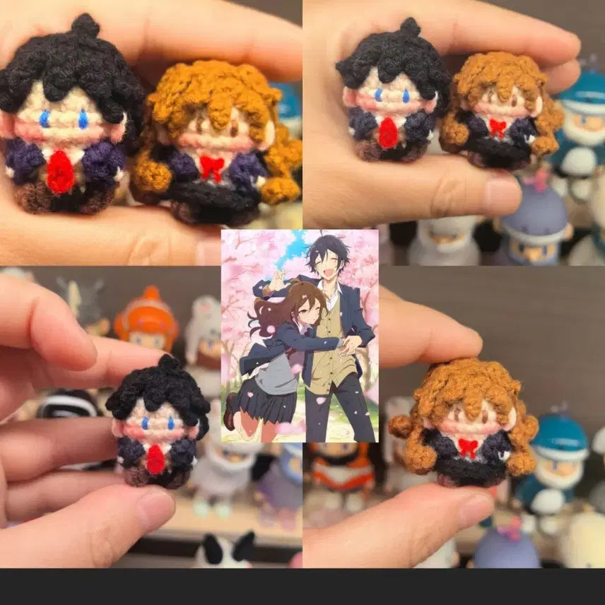 [BUNJANG] Horimiya Hand-knitted Keychain Plush / 애니 