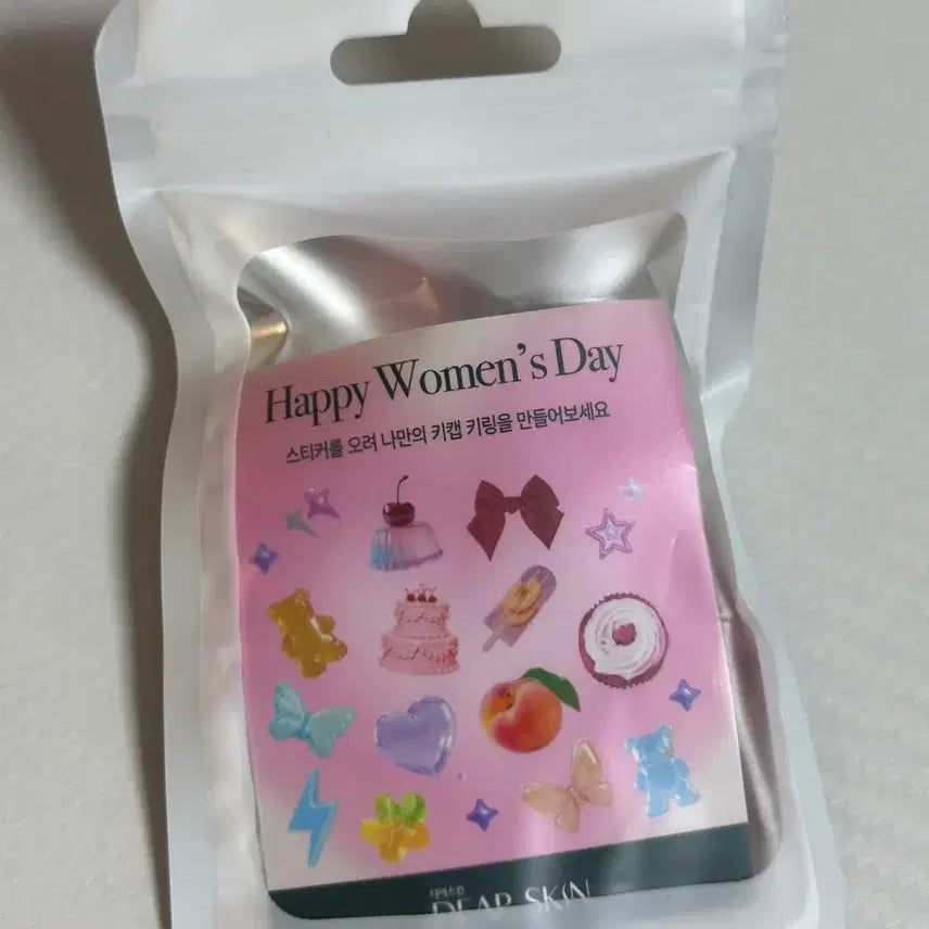 [BUNJANG] Dear Skin Keycap Keyring &amp; Sticker Set / 디어스킨 키캡 키링, 스티커