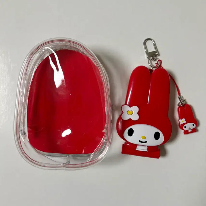 [BUNJANG] My Melody Folder Phone Mirror Keyring / 마이멜로디 폴더폰 거울 키링