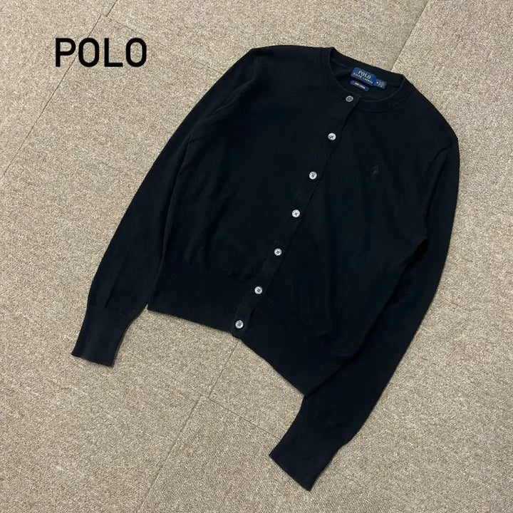 [BUNJANG] Polo Ralph Lauren Black Pony Cardigan Women&