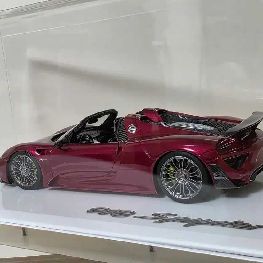 [BUNJANG] 1:43 Scale Porsche 918 Spyder (Red Version, Wing-Up) / 1/43 메이크업 포르쉐 918 판매
