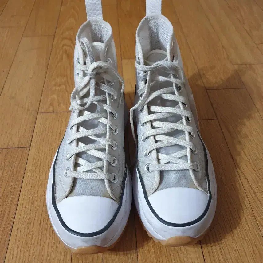 [BUNJANG] Converse Run Star Hike High Top White 240mm Unisex / 컨버스 런스타 하이크 하이 240