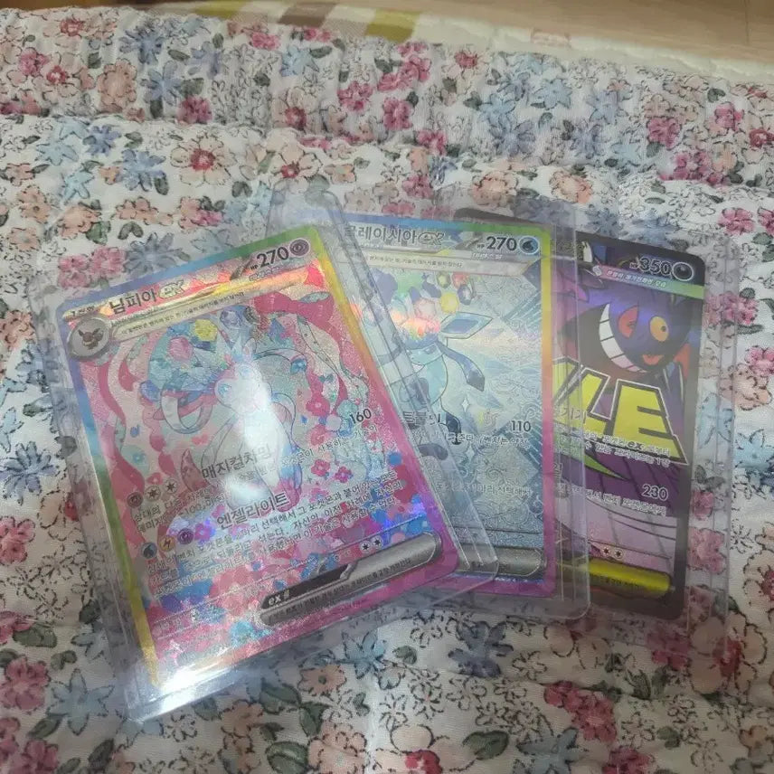[BUNJANG] Nymphia Glaceon SAR, Mega Gengar MA Pokemon Card Set / 포켓몬 카드 님피아 글레이시아 sar 메가팬텀 ma