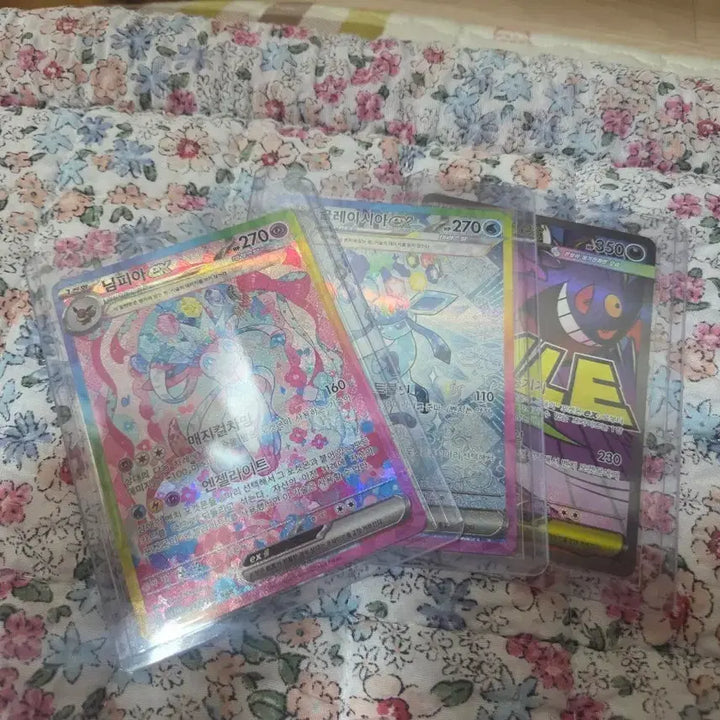 [BUNJANG] Nymphia Glaceon SAR, Mega Gengar MA Pokemon Card Set / 포켓몬 카드 님피아 글레이시아 sar 메가팬텀 ma