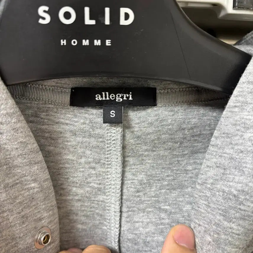[BUNJANG] Allegri Bonded Hooded Top / allegri 알레그리 그레이 본디드 후드 상의
