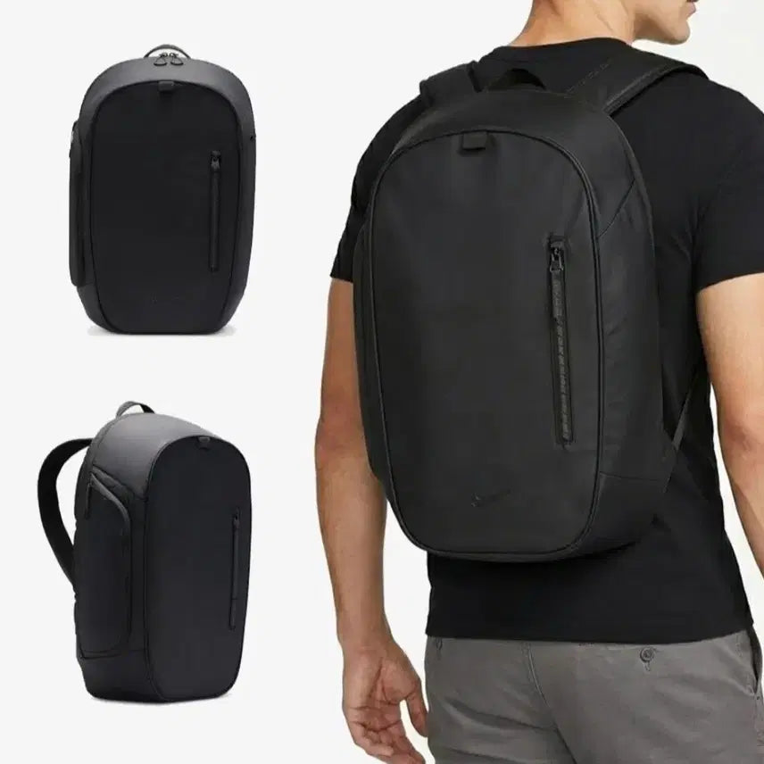 [BUNJANG] Nike Black Backpack / 나이키 블랙 백팩 가방