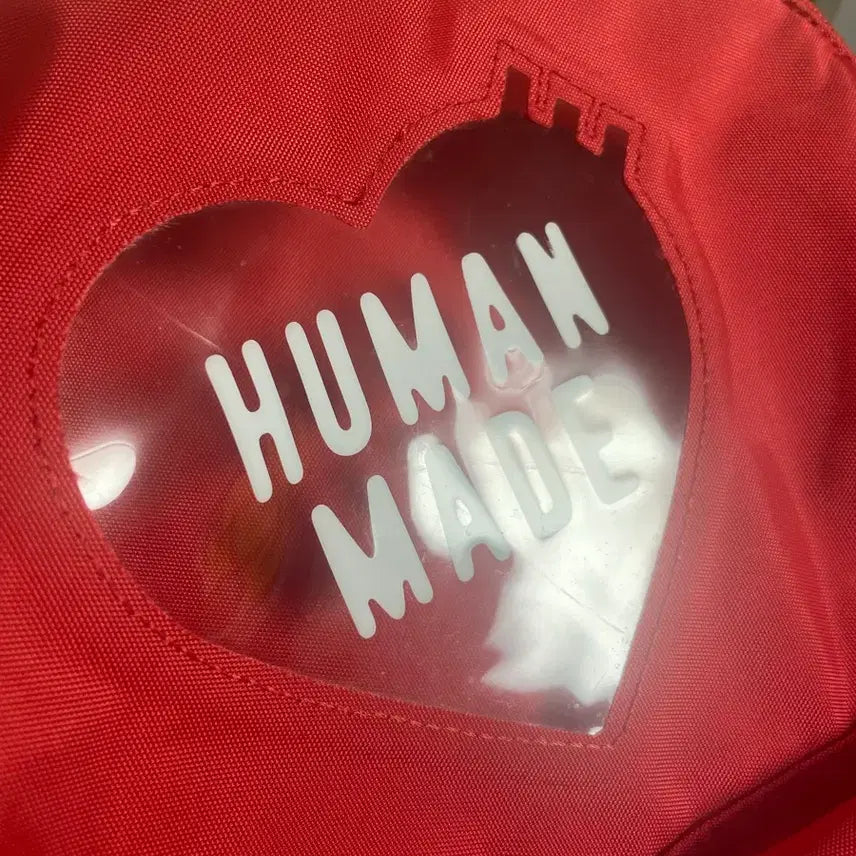 [BUNJANG] Human Made Nylon Heart Backpack Red / HUMAN MADE 나일론 하트 백팩 레드