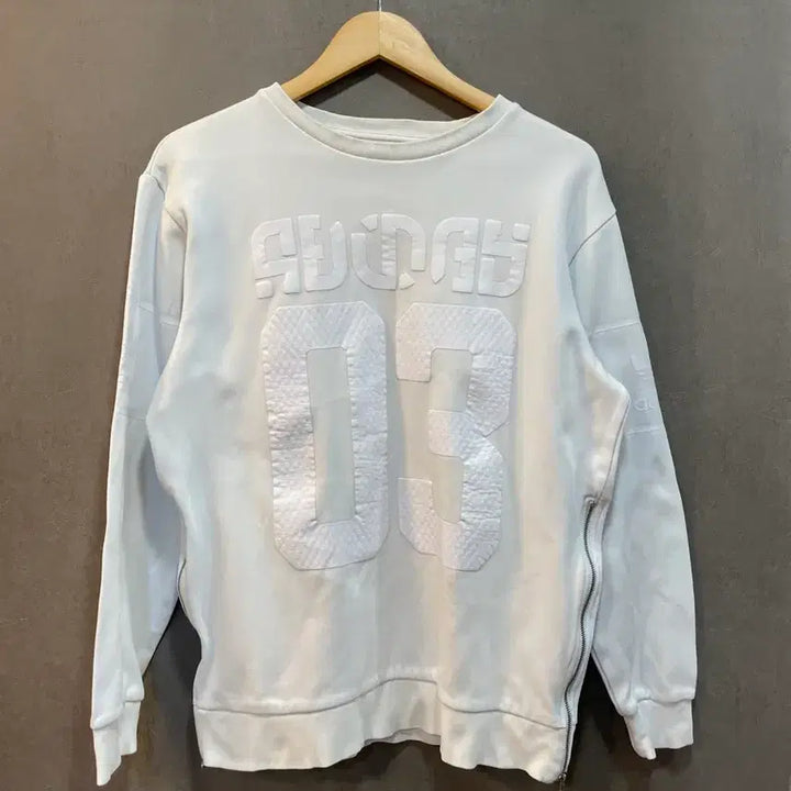 [BUNJANG] Adidas 105 Ivory Sweatshirt / 아디다스 105사이즈 아이보리 맨투맨