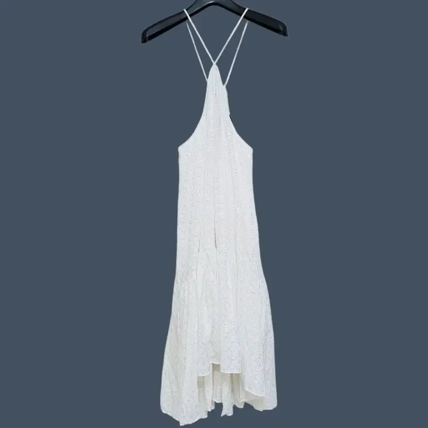 [BUNJANG] ZARA Embroidered Long Dress White M (66) / 66 새상품 자라 원피스 18만원 여성 롱원피스 화이트 흰색 여자