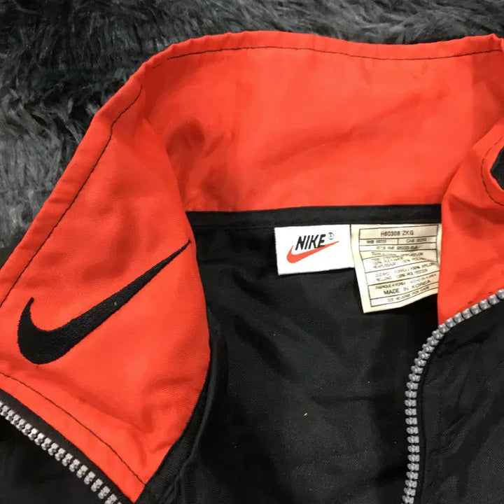 [BUNJANG] TUTTI Vintage Nike Anorak Half-Zip Old School Black / 투티/A7 나이키 아노락 반집업 올드스쿨 블랙
