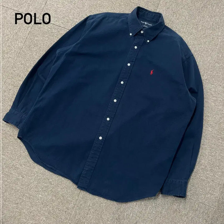 [BUNJANG] Polo Ralph Lauren Oversized Fit Shirt / [L] 폴로 랄프로렌 오버핏 남방