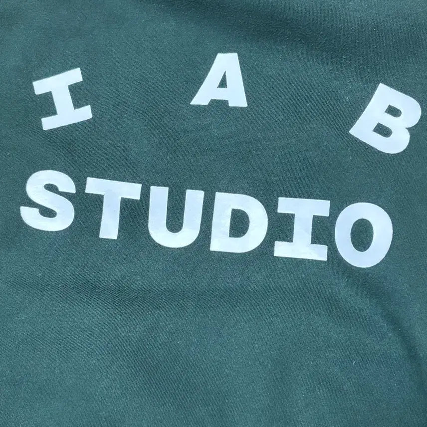 [BUNJANG] IAB STUDIO Hoodie Deep Green / 아이앱스튜디오 후드티 딥그린
