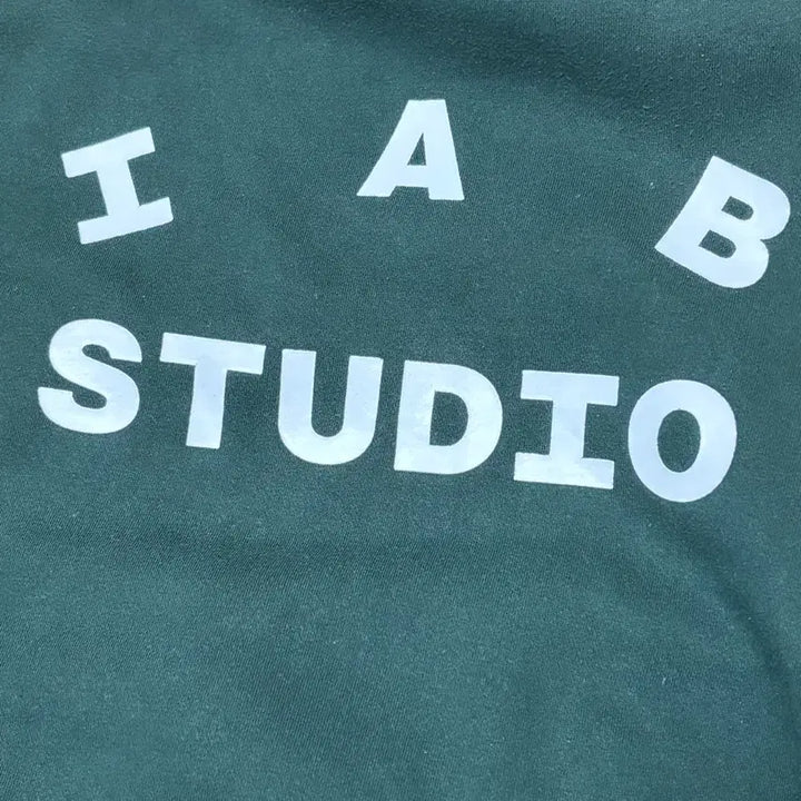 [BUNJANG] IAB STUDIO Hoodie Deep Green / 아이앱스튜디오 후드티 딥그린