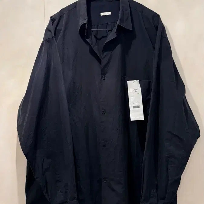 [BUNJANG] COMOLI 26SS Navy Shirt Size 4 / 코모리 26ss 네이비 셔츠 4