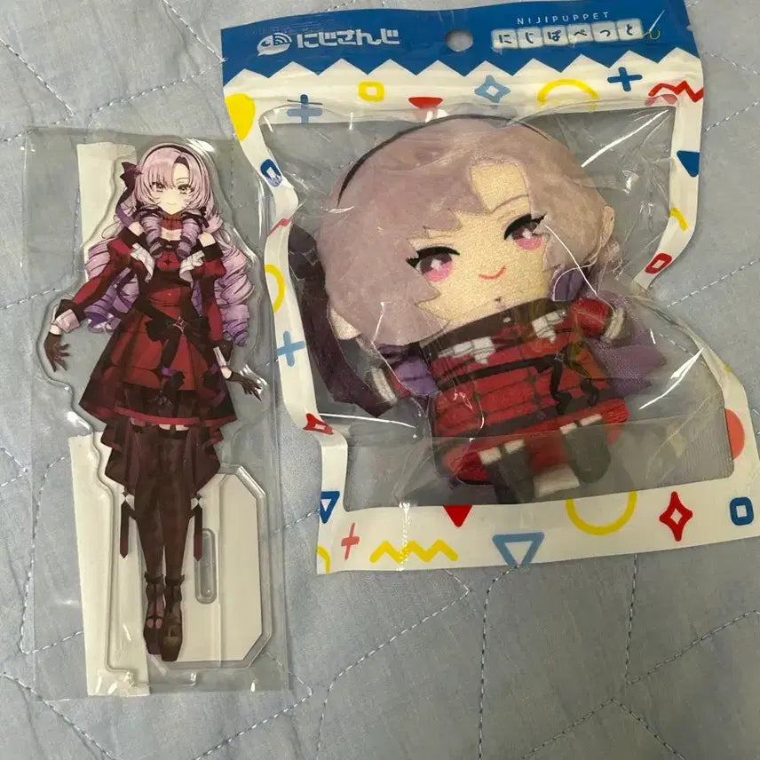 [BUNJANG] Nijisanji Hyakumangahara Salome Puppet Plush + Welcome Acrylic Stand / 니지산지 햐쿠만텐바라 살로메 퍼펫토 누이 + 웰컴 아크릴 스탠드