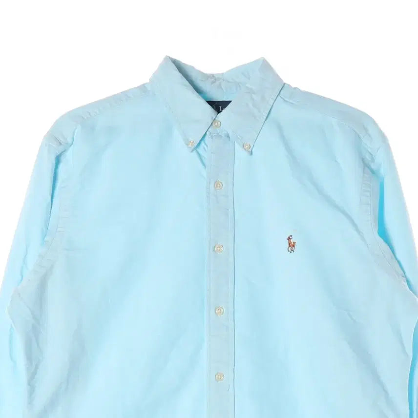 [BUNJANG] Polo Ralph Lauren Light Blue Cotton Shirt M / 폴로 랄프 로렌 셔츠 라이트 블루 M