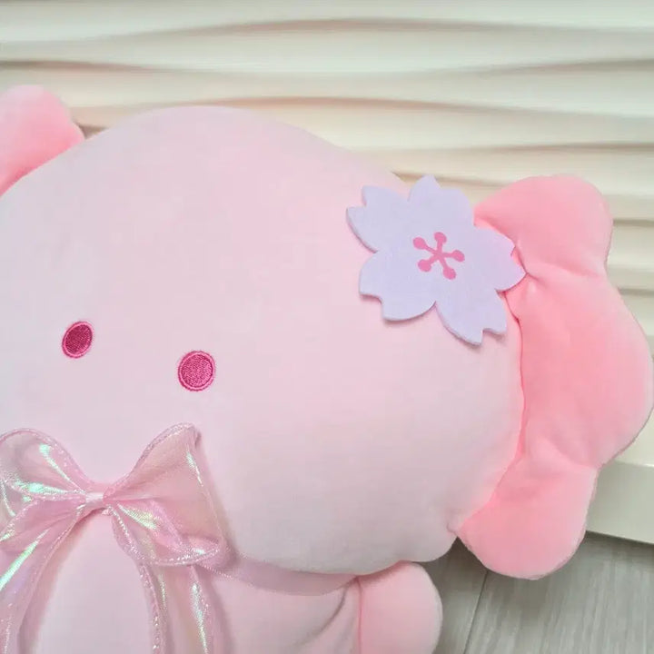 [BUNJANG] Tsuburana Hitomi Cherry Blossom Edition Axolotl Plush / 츠부라나 히토미 해양생물 벚꽃 에디션 우파루파 인형 판매