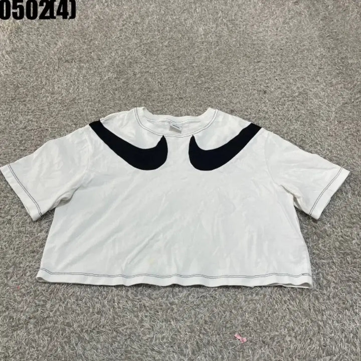 [BUNJANG] Nike Swoosh Crop T-Shirt / 나이키 스우시 크롭 반팔 티셔츠 L | 0502