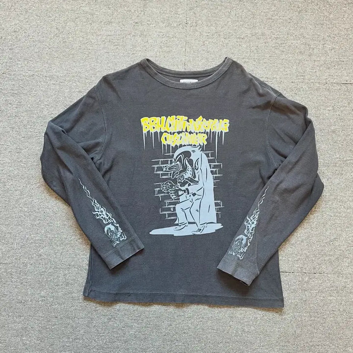 [BUNJANG] B.B.H Vintage Fading Long Sleeve Shirt / 일본 빈티지 써멀 페이딩 롱슬리브