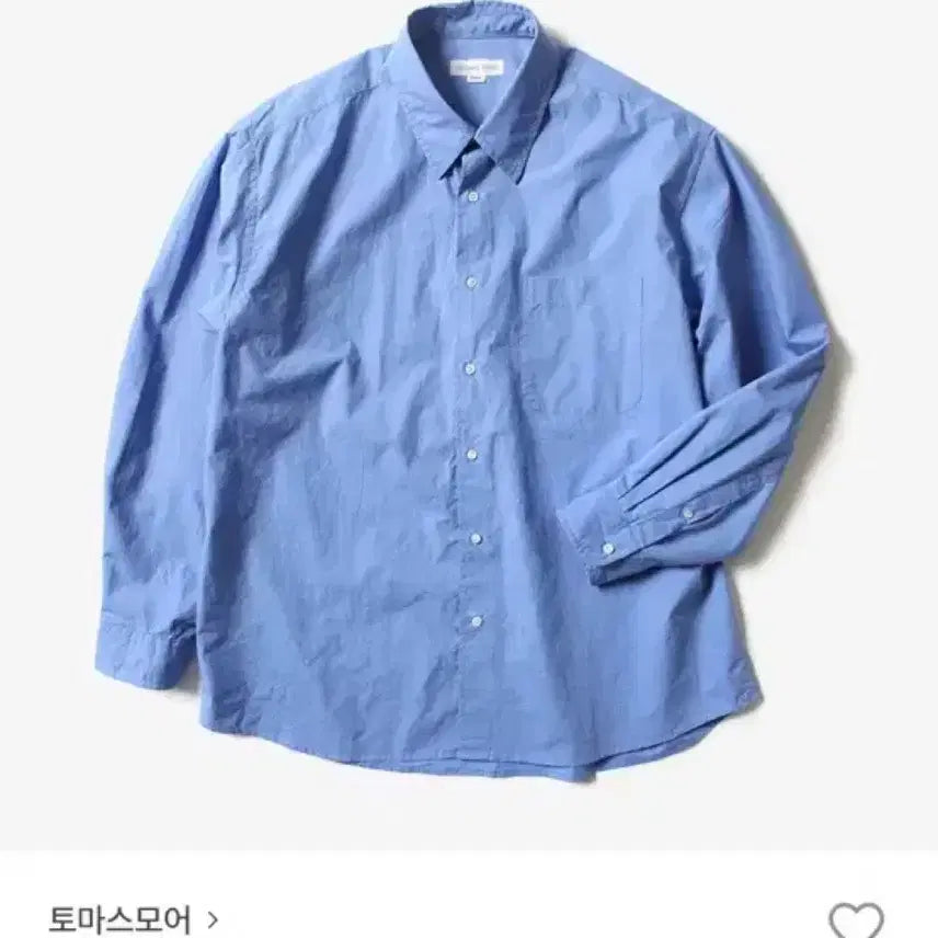 [BUNJANG] Thomasmore Paper Shirt Blue XS / 토마스모어 페이퍼 셔츠 블루 xs