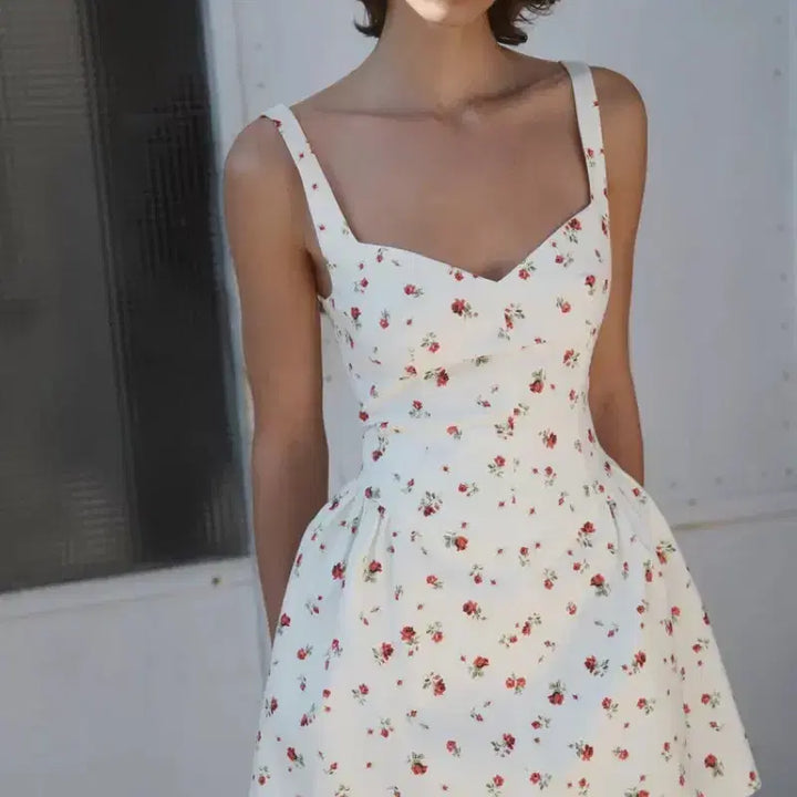 [BUNJANG] Zara Flower Pattern Volume Mini Dress Size S / [택ㅇ 새상품] 자라 플라워 패턴 볼륨 원피스 XS