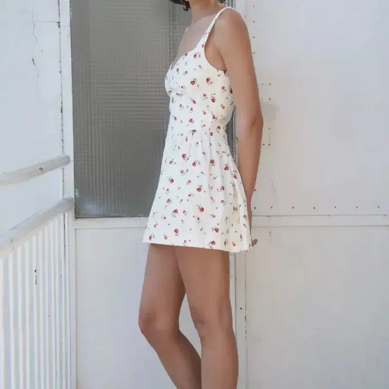 [BUNJANG] Zara Flower Pattern Volume Mini Dress Size S / [택ㅇ 새상품] 자라 플라워 패턴 볼륨 원피스 XS