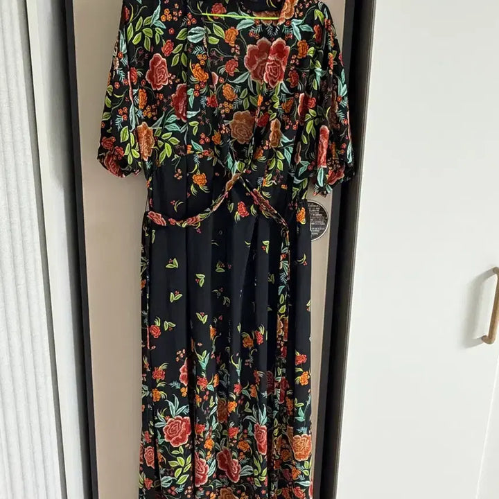 [BUNJANG] ZARA Floral Pattern Long Dress / ZARA 플라워 패턴 롱 원피스 M