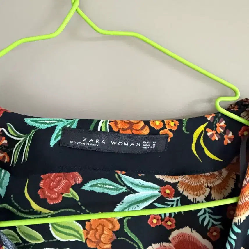 [BUNJANG] ZARA Floral Pattern Long Dress / ZARA 플라워 패턴 롱 원피스 M