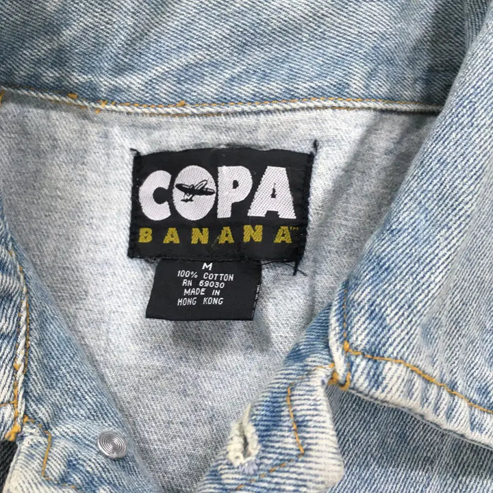[BUNJANG] TUTI A7 Burn to Dive Banana Denim Crop Jacket M / 투티/A7 burn to dive copa banana 데님 크롭자켓 M