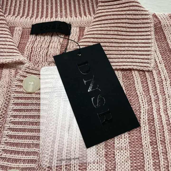 [BUNJANG] DNSR Double Texture Crop Knit Cardigan L Size / 디앤에스알 더블 텍스처 크롭 니트 카라 가디건 L사이즈