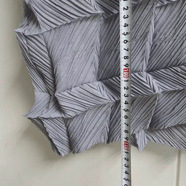 [BUNJANG] Unique Pleats Long Dress - Gray / 유니크한 플리츠 주름 롱 원피스 그레이