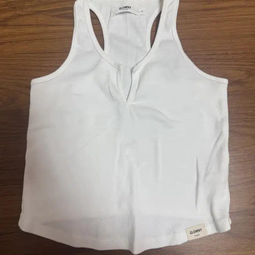 [BUNJANG] Glowny Ribbed Tank Top / 글로니 나시
