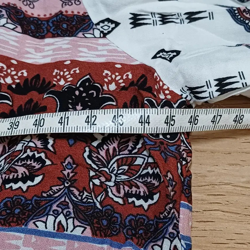 [BUNJANG] Midi Wrap Dress with Unique Pattern / 원피스