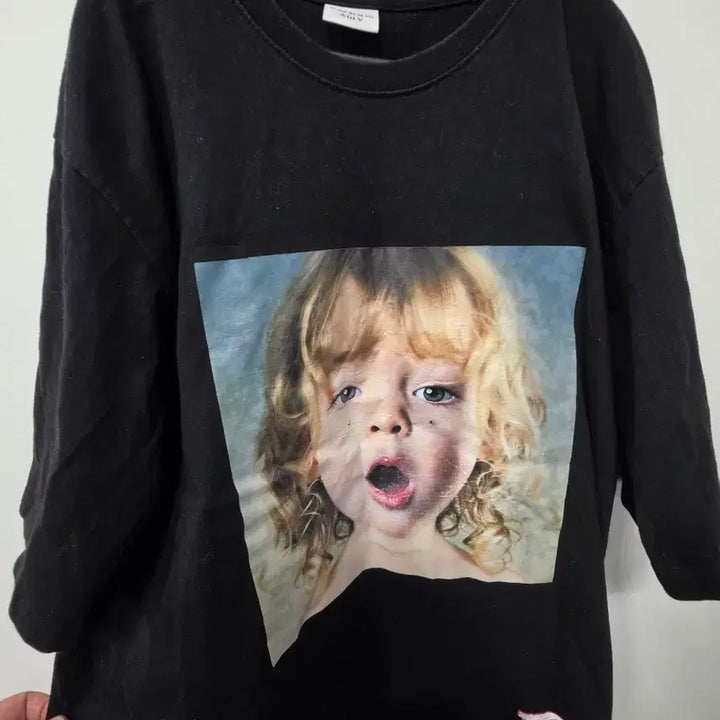 [BUNJANG] ACMEDRABI Black Printing Short Sleeve T-Shirt / 아크메드라비 블랙  프린팅 반팔 티셔츠