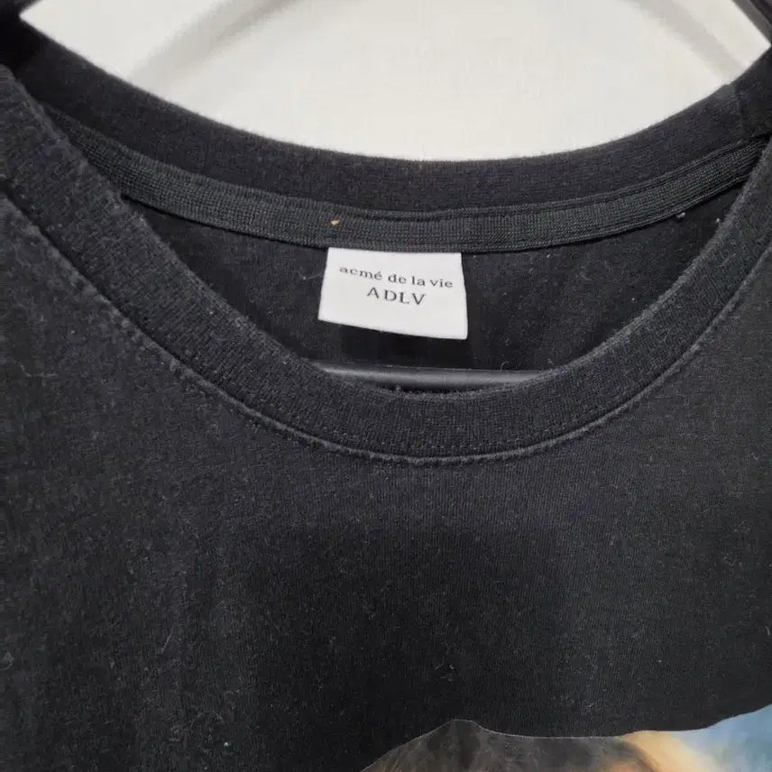 [BUNJANG] ACMEDRABI Black Printing Short Sleeve T-Shirt / 아크메드라비 블랙  프린팅 반팔 티셔츠