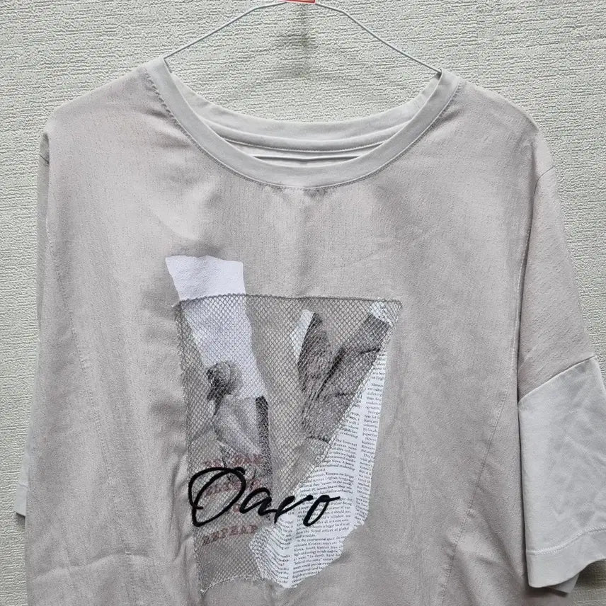 [BUNJANG] Unique Printing Oversized T-Shirt / 바456 반팔 티셔츠