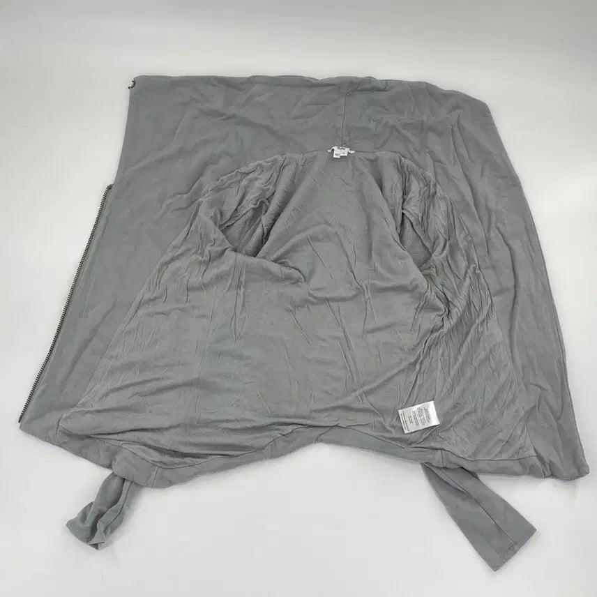 [BUNJANG] HELMUT LANG Billas Asymmetric Knit Jersey Moto Jacket Grey / 헬무트 랭 빌러스 아시메트릭 니트 저지 모토 자켓 그레이