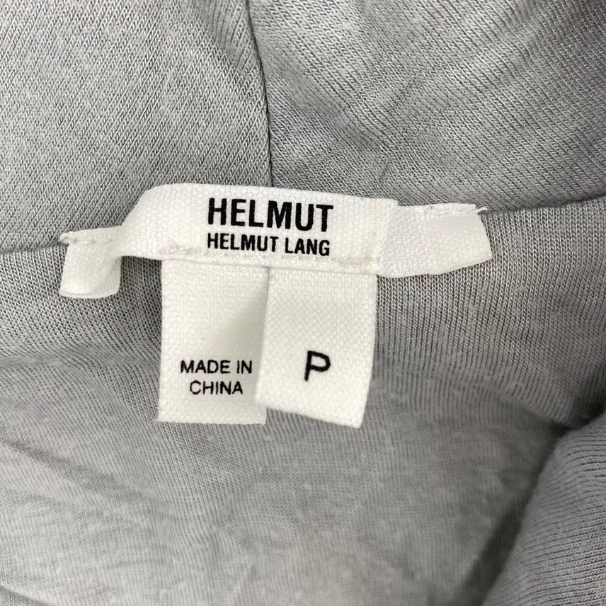 [BUNJANG] HELMUT LANG Billas Asymmetric Knit Jersey Moto Jacket Grey / 헬무트 랭 빌러스 아시메트릭 니트 저지 모토 자켓 그레이